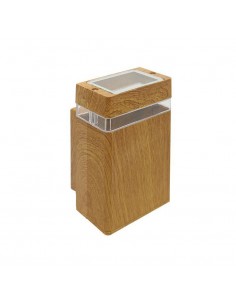 180g 38045/ma/uni Wallnut I Madera Unidireccional X 1 Gu10 (fundicion De Aluminio) 2